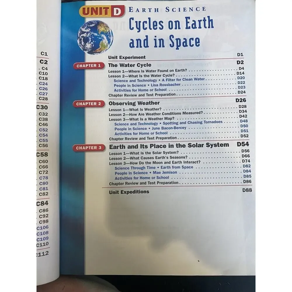 Harcourt Science: 2005 Student Edition Grade 3 Physical Science HC Text Book